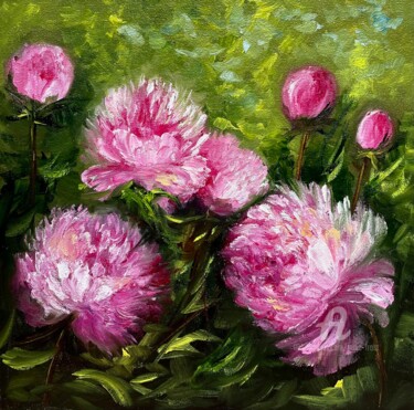 Floral gift - pink peonies