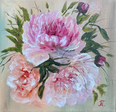 Collection of Delicate Flowers - Peonies -20*20cm